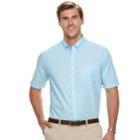 Big & Tall Croft & Barrow&reg; Regular-fit Solid Easy-care Button-down Shirt, Men's, Size: L Tall, Brt Blue