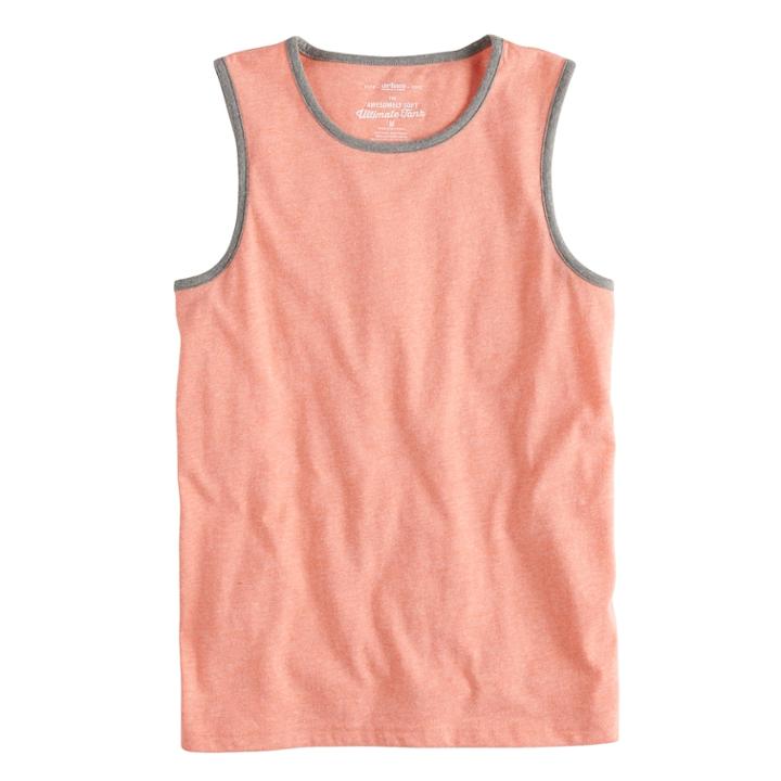 Boys 8-20 Urban Pipeline&reg; Ultimate Solid Tank, Size: Large, Med Orange