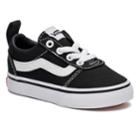 Vans Ward Toddler Slip On Skate Shoes, Size: 5 T, Black