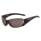 Nike Lunge Ev0264sl 64mm Semi-rimless Wrap Sunglasses, Women's, Purple