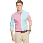 Men's Izod Gingham Party Button-down Shirt, Size: Xxl, Blue Other
