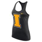 Women's Nike Iowa Hawkeyes Dri-fit Touch Tank Top, Size: Xl, Black