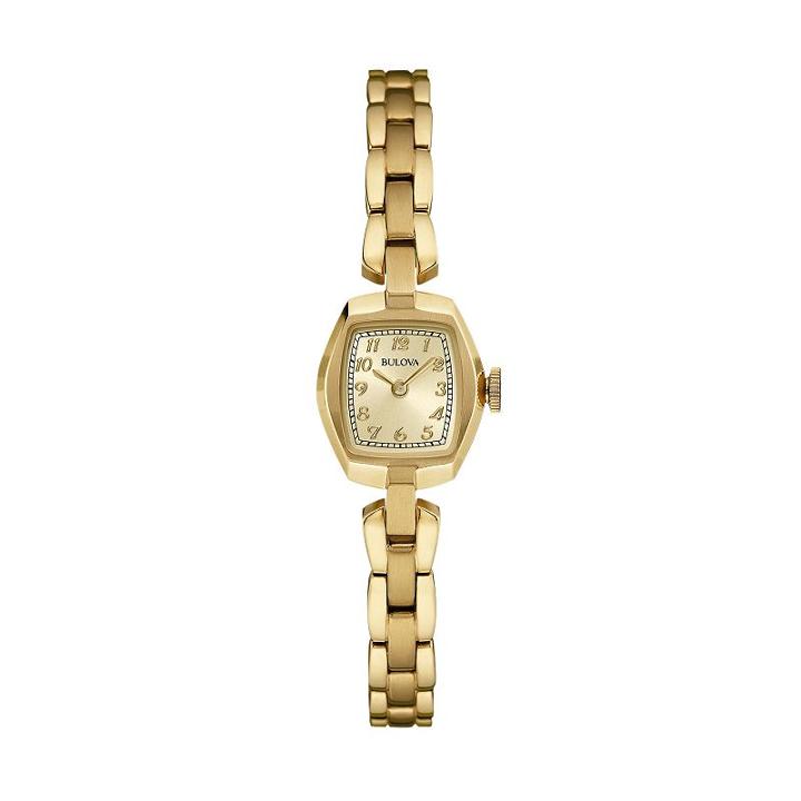 Bulova Women's Classic Stainless Steel Watch - 97l155, Yellow