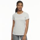 Women's Tek Gear&reg; Performance Base Layer Tee, Size: Xl, Light Grey