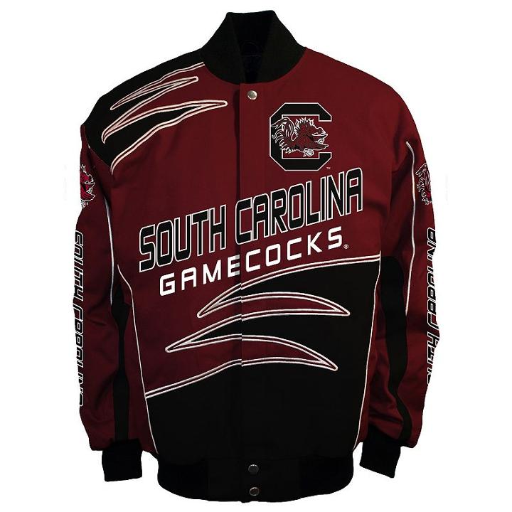 Men's Franchise Club South Carolina Gamecocks Shred Twill Jacket, Size: Xl, Red