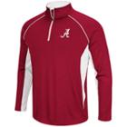 Men's Campus Heritage Alabama Crimson Tide Airstream Quarter-zip Top, Size: Large, Dark Red