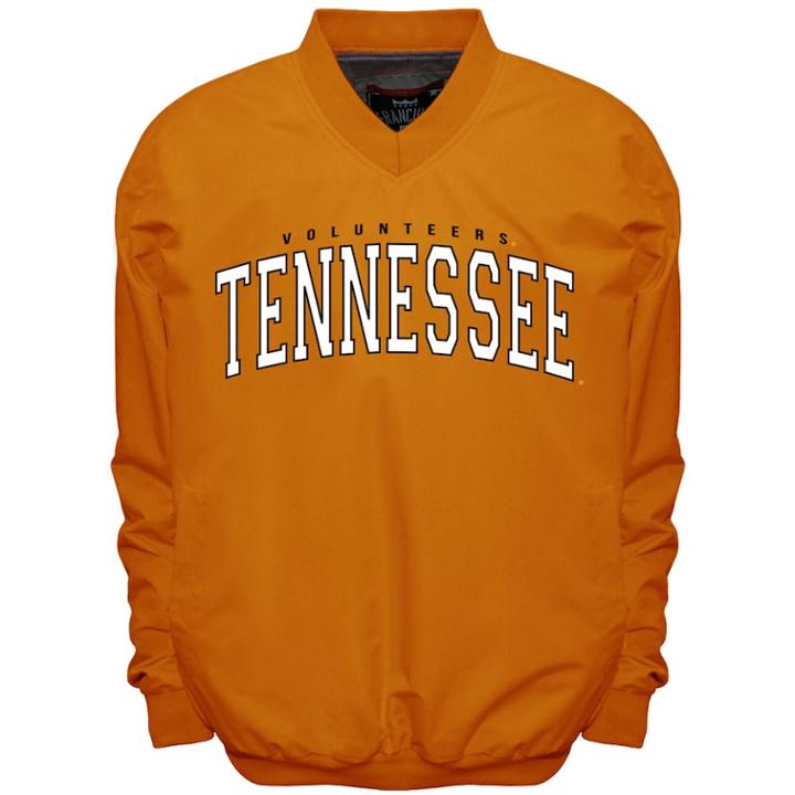 Men's Franchise Club Tennessee Volunteers Members Windbreaker Pullover, Size: Xxl, Orange