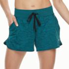 Women's Tek Gear&reg; Drawstring Shorts, Size: Small, Turquoise/blue (turq/aqua)