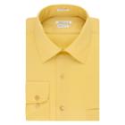 Big & Tall Van Heusen Regular-fit Solid Lux Sateen No-iron Spread-collar Dress Shirt, Men's, Size: 18.5 32/3b, Brt Yellow