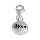 Personal Charm Sterling Silver Mom Charm, Women's, Grey