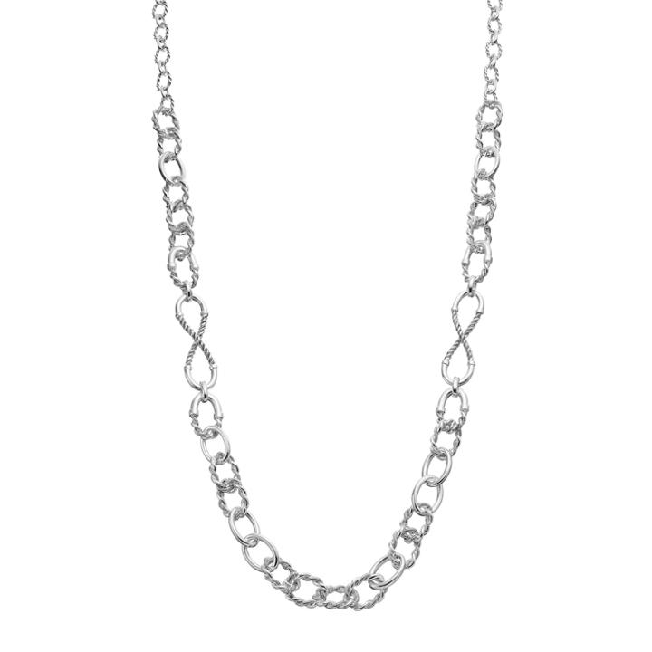 Dana Buchman Long Twisted Link Necklace, Women's, Silver