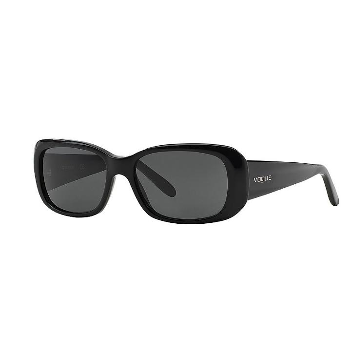 Vogue Vo2606s 55mm Casual Chic Rectangle Sunglasses, Women's, Black