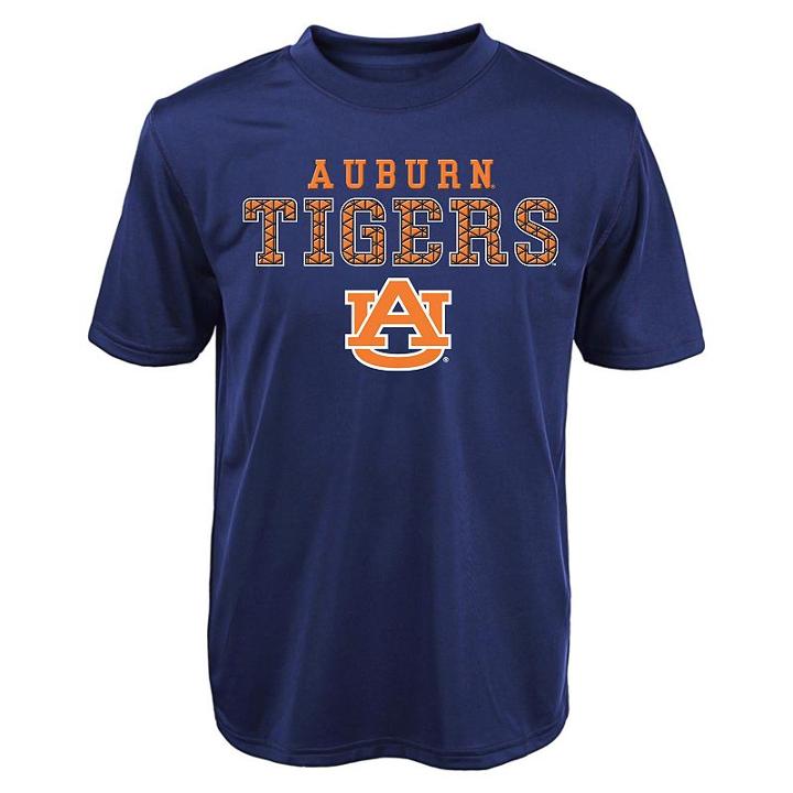 Boys 4-7 Auburn Tigers Fulcrum Performance Tee, Size: M(5/6), Blue