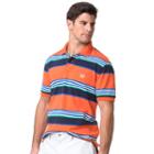 Big & Tall Chaps Classic-fit Striped Polo, Men's, Size: 2xb, Orange
