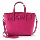 Candie's&reg; Bryant Bow Mid Satchel, Women's, Med Pink