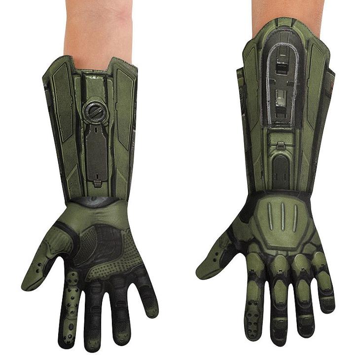 Kids Halo Master Chief Costume Gloves, Boy's, Green