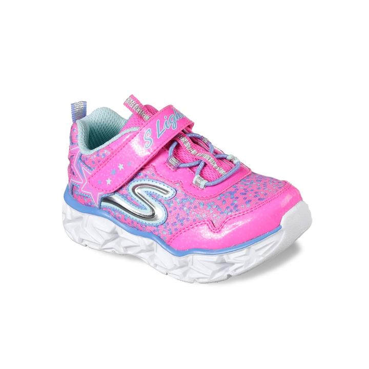 Skechers S Lights Galaxy Lights Toddler Girls' Light Up Sneakers, Size: 10 T, Green