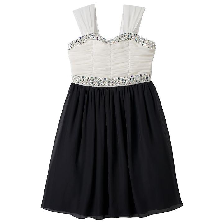 Girls 7-16 & Plus Size Speechless Embellished Sweetheart Dress, Girl's, Size: 16 1/2, White Oth