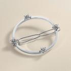 Lc Lauren Conrad Runway Collection Round Flower Hair Clip, Women's, Silver