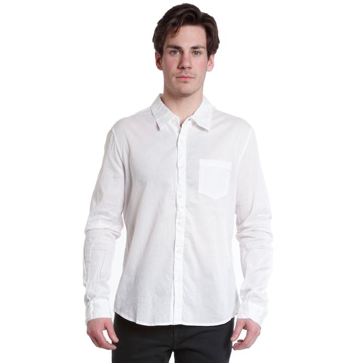 Men's Excelled Regular-fit Woven Button-down Shirt, Size: Xxl, White