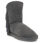 Lamo Essex Fringe Women's Water-resistant Boots, Girl's, Size: 8, Grey