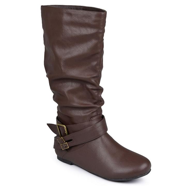 Journee Collection Shelley Women's Midcalf Boots, Girl's, Size: Medium (6), Brown