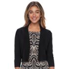 Women's Ronni Nicole Solid Shrug, Size: Large, Black