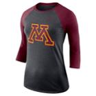 Women's Nike Minnesota Golden Gophers Baseball Tee, Size: Xxl, Grey