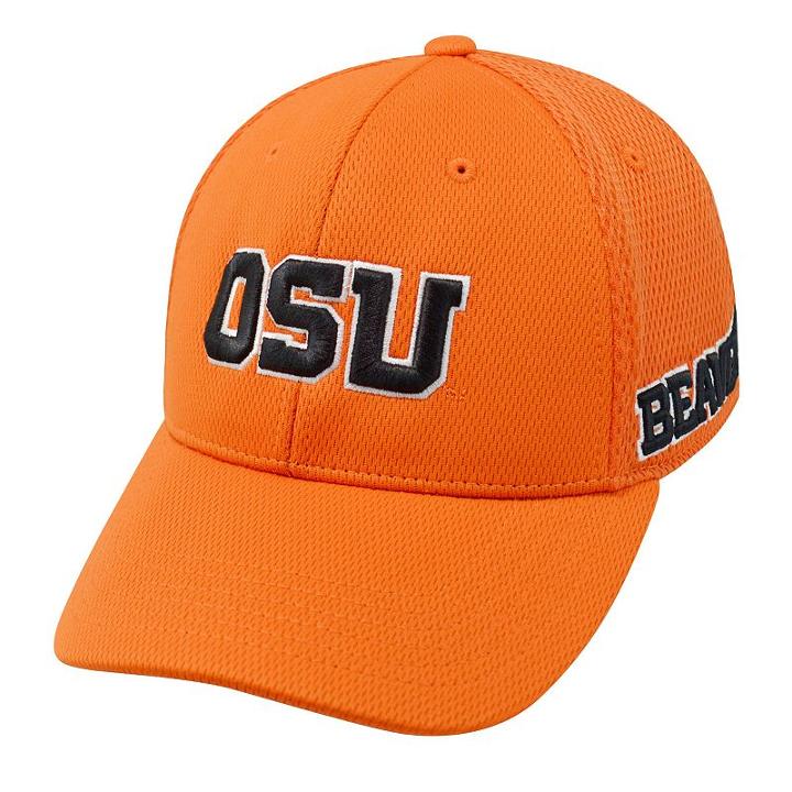 Top Of The World, Adult Oregon State Beavers Resurge Mesh Elite Cap, Med Orange