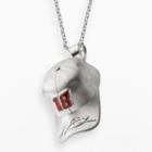 Insignia Collection Nascar Kyle Busch Sterling Silver 18 Baseball Cap Pendant, Adult Unisex, Size: 18, Grey