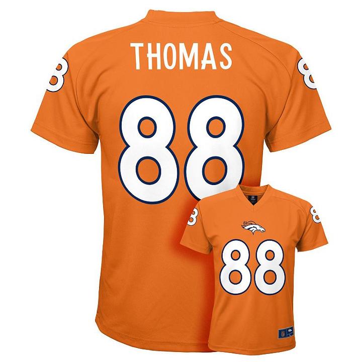 Boys 8-20 Denver Broncos Demaryius Thomas Replica Jersey, Boy's, Size: L(14/16), Orange