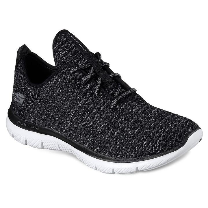 Skechers Flex Appeal 2.0 Bold Move Women's Sneakers, Size: 7.5, Grey (charcoal)