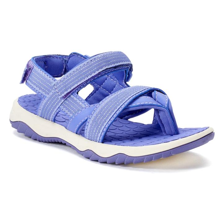 So&reg; Grandstand Girls' Sandals, Size: 12, Med Purple