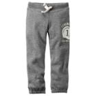 Boys 4-8 Carter's Sports Jogger Pants, Size: 6, Light Grey