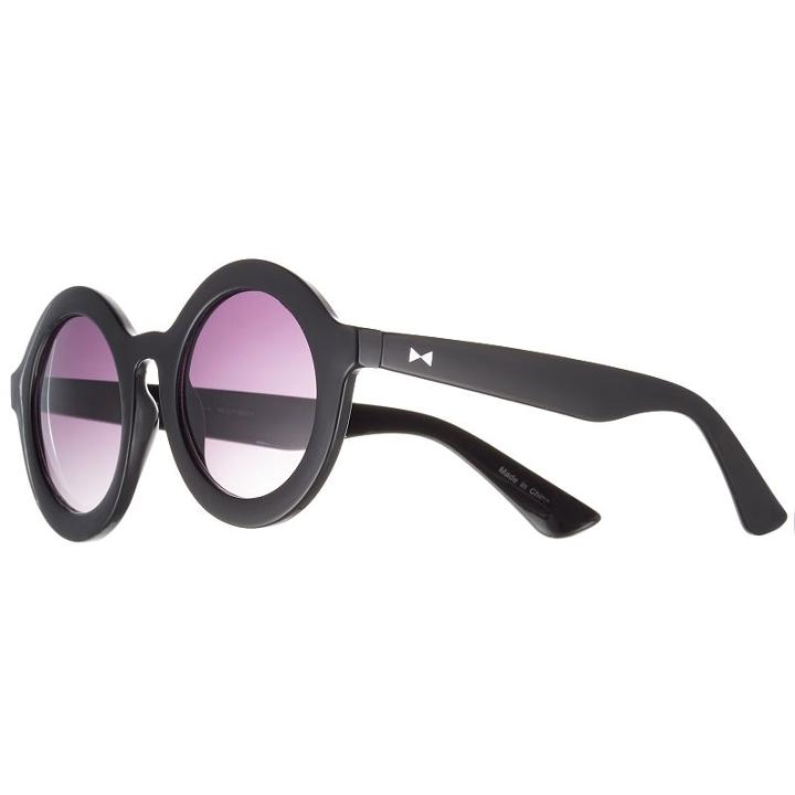 Lc Lauren Conrad Sushi 47mm Round Gradient Sunglasses, Women's, Black