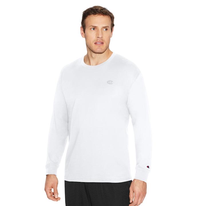 Men's Champion Classic Jersey Tee, Size: Large, White