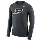 Men's Nike Purdue Boilermakers Dri-fit Logo Tee, Size: Xl, Char