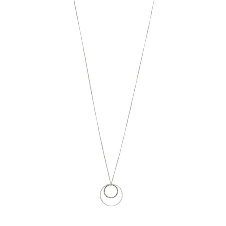 Lc Lauren Conrad Open Circle Layered Pendant Necklace, Women's, Silver