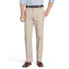 Men's Izod American Chino Straight-fit Wrinkle-free Flat-front Pants, Size: 33x29, Beig/green (beig/khaki)