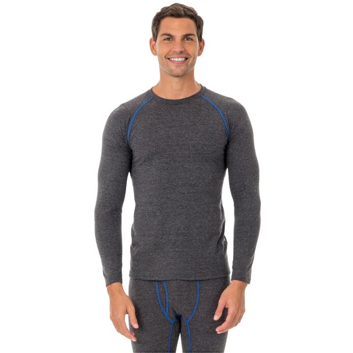 Men's Fruit Of The Loom Signature Breathable Performance L1 Thermal Base Layer Tee, Size: Large, Black