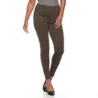 Women's Apt. 9&reg; Tummy Control Pull-on Leggings, Size: M Long, Green