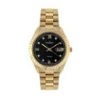 Peugeot Men's Diamond Stainless Steel Watch, Yellow