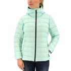 Women's Adidas Outdoor Light Down Hooded Jacket, Size: Medium, Med Green