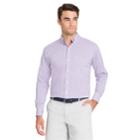 Men's Izod Classic-fit Essential Gingham Woven Button-down Shirt, Size: Large, Brt Purple