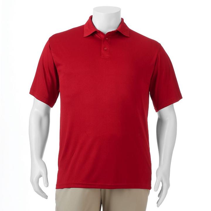 Big & Tall Champion Solid Performance Polo, Men's, Size: Xl Tall, Light Red