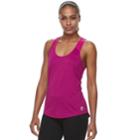 Women's Fila Sport&reg; Scoop Neck Racerback Tank, Size: Large, Dark Pink
