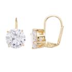 Dana Buchman Cubic Zirconia Solitaire Drop Earrings, Women's, Gold