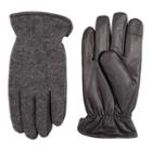 Men's Dockers Intelitouch Wool-blend Fleece-lined Touchscreen Gloves, Size: Large, Dark Grey