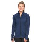 Women's Tek Gear&reg; Space-dye Workout Jacket, Size: Large, Med Blue