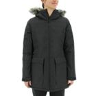 Women's Adidas Outdoor Xploric Hooded Faux-fur Trim Parka, Size: Xl, Black